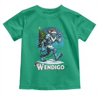 Funny Wendigo Monster Christmas Toddler T Shirt Rock On Hand Meme Xmas - Wonder Print Shop