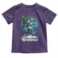 Funny Wendigo Monster Christmas Toddler T Shirt Rock On Hand Meme Xmas - Wonder Print Shop