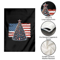 Patriotic American Flag Christmas Garden Flag - Wonder Print Shop