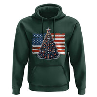 Patriotic American Flag Christmas Hoodie - Wonder Print Shop