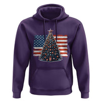 Patriotic American Flag Christmas Hoodie - Wonder Print Shop