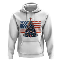 Patriotic American Flag Christmas Hoodie - Wonder Print Shop