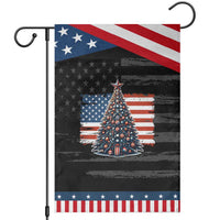 Patriotic American Flag Christmas Garden Flag