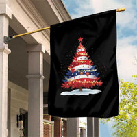 Christmas Tree American Flag Patriotic Garden Flag - Wonder Print Shop