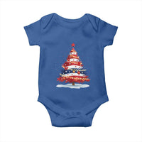 Christmas Tree American Flag Patriotic Baby Onesie - Wonder Print Shop