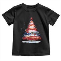 Christmas Tree American Flag Patriotic Toddler T Shirt - Wonder Print Shop