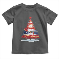 Christmas Tree American Flag Patriotic Toddler T Shirt - Wonder Print Shop