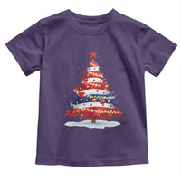 Christmas Tree American Flag Patriotic Toddler T Shirt - Wonder Print Shop