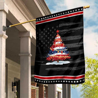 Christmas Tree American Flag Patriotic Garden Flag