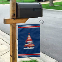 Christmas Tree American Flag Patriotic Garden Flag