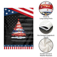 Christmas Tree American Flag Patriotic Garden Flag