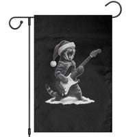 Funny Cat Guitar Garden Flag Rock and Roll Christmas - Wonder Print Shop