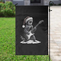 Funny Cat Guitar Garden Flag Rock and Roll Christmas - Wonder Print Shop