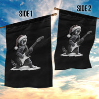 Funny Cat Guitar Garden Flag Rock and Roll Christmas - Wonder Print Shop