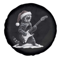 Funny Cat Guitar Spare Tire Cover Rock and Roll Christmas - Wonder Print Shop