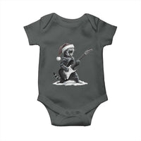 Funny Cat Guitar Baby Onesie Rock and Roll Christmas - Wonder Print Shop