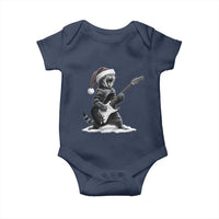 Funny Cat Guitar Baby Onesie Rock and Roll Christmas - Wonder Print Shop