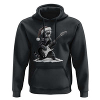 Funny Cat Guitar Hoodie Rock and Roll Christmas - Wonder Print Shop