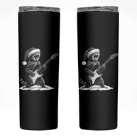 Funny Cat Guitar Skinny Tumbler Rock and Roll Christmas - Wonder Print Shop