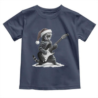Funny Cat Guitar Toddler T Shirt Rock and Roll Christmas - Wonder Print Shop