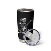 Funny Cat Guitar Tumbler Cup Rock and Roll Christmas - Wonder Print Shop