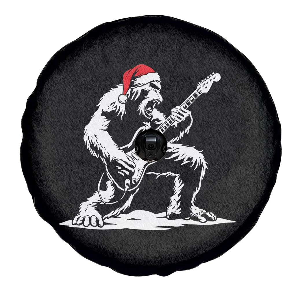 Funny Bigfoot Guitar Spare Tire Cover Rock and Roll Christmas - Wonder Print Shop