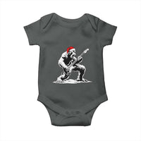 Funny Bigfoot Guitar Baby Onesie Rock and Roll Christmas - Wonder Print Shop