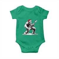 Funny Bigfoot Guitar Baby Onesie Rock and Roll Christmas - Wonder Print Shop