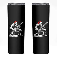 Funny Bigfoot Guitar Skinny Tumbler Rock and Roll Christmas - Wonder Print Shop