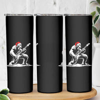 Funny Bigfoot Guitar Skinny Tumbler Rock and Roll Christmas - Wonder Print Shop