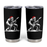 Funny Bigfoot Guitar Tumbler Cup Rock and Roll Christmas - Wonder Print Shop