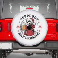 Funny Skeleton Beer Christmas Spare Tire Cover Support Day Drinking - Wonder Print Shop