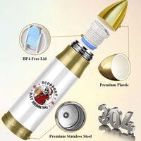 Funny Skeleton Beer Christmas Bullet Tumbler Support Day Drinking - Wonder Print Shop