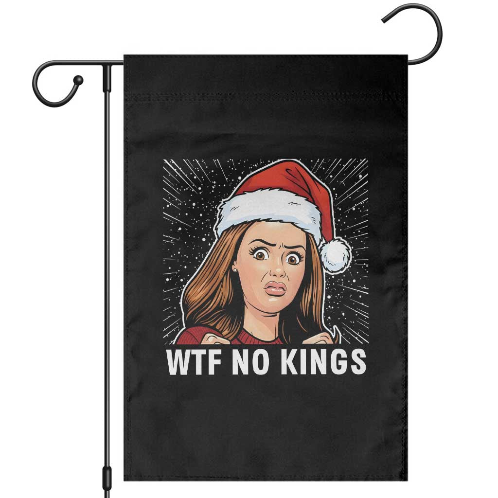 No Kings Garden Flag Funny Doll Face Meme Christmas - Wonder Print Shop