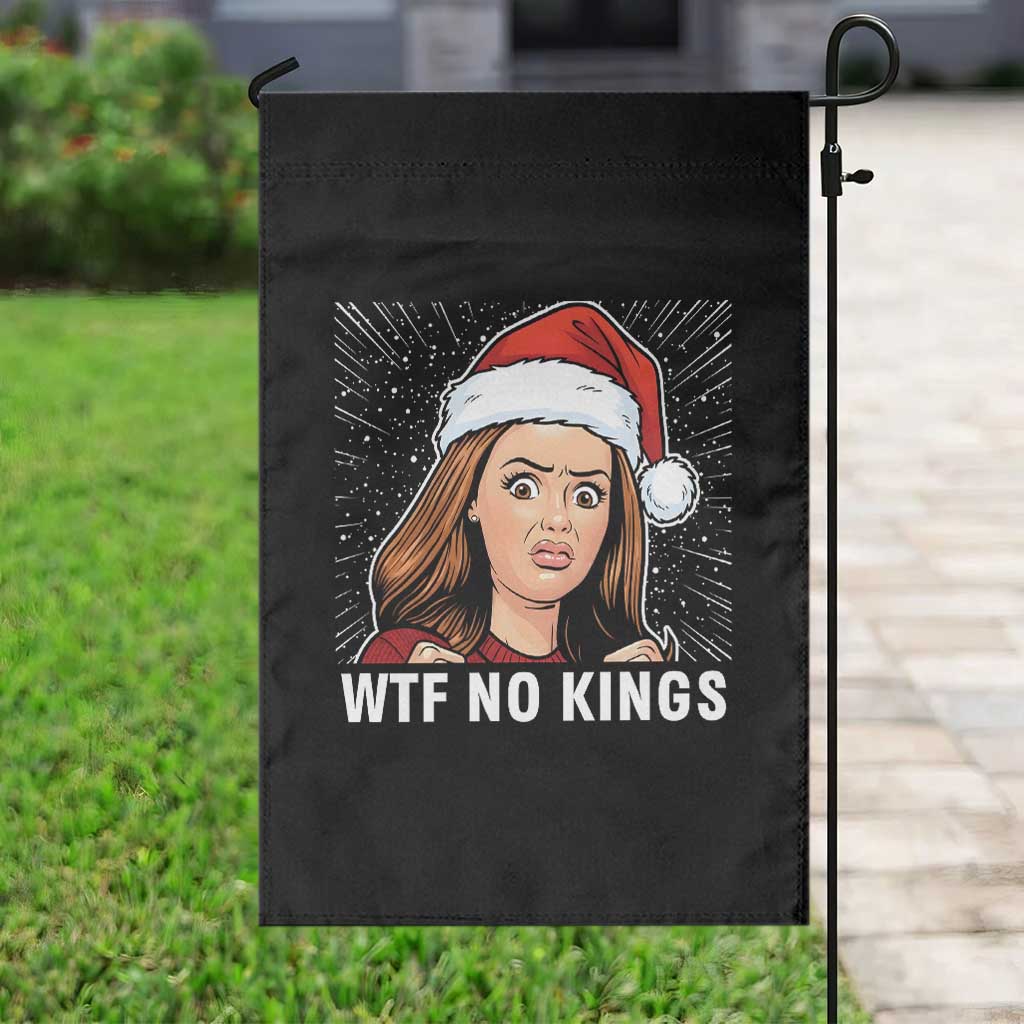 No Kings Garden Flag Funny Doll Face Meme Christmas - Wonder Print Shop