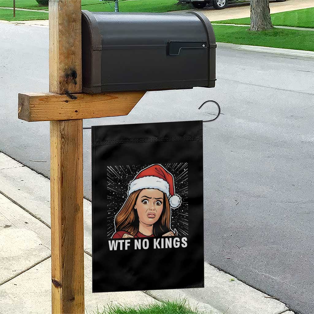 No Kings Garden Flag Funny Doll Face Meme Christmas - Wonder Print Shop