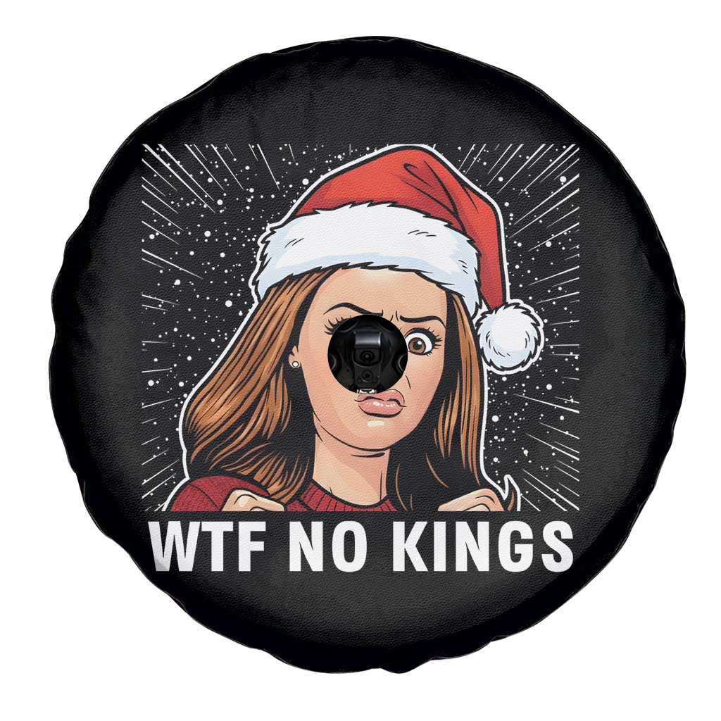 No Kings Spare Tire Cover Funny Doll Face Meme Christmas - Wonder Print Shop