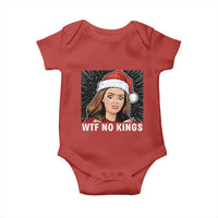 No Kings Baby Onesie Funny Doll Face Meme Christmas - Wonder Print Shop