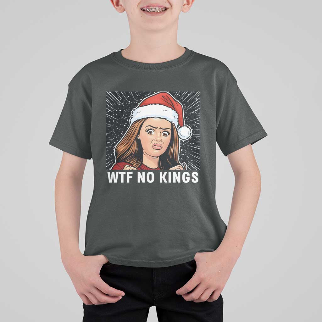 No Kings T Shirt For Kid Funny Doll Face Meme Christmas - Wonder Print Shop