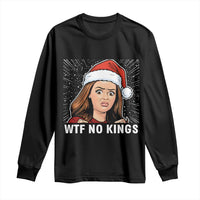 No Kings Long Sleeve Shirt Funny Doll Face Meme Christmas - Wonder Print Shop