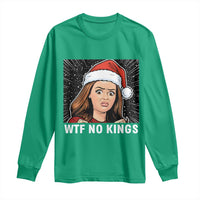 No Kings Long Sleeve Shirt Funny Doll Face Meme Christmas - Wonder Print Shop