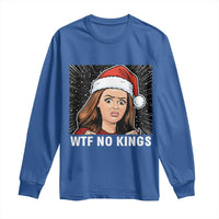 No Kings Long Sleeve Shirt Funny Doll Face Meme Christmas - Wonder Print Shop