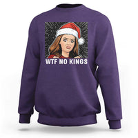 No Kings Sweatshirt Funny Doll Face Meme Christmas - Wonder Print Shop
