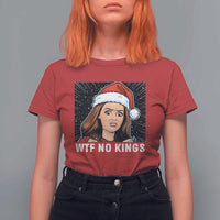 No Kings T Shirt For Women Funny Doll Face Meme Christmas - Wonder Print Shop