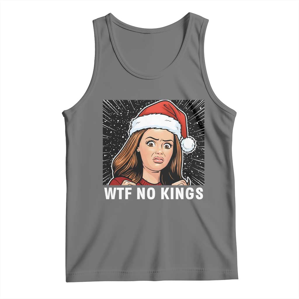 No Kings Tank Top Funny Doll Face Meme Christmas - Wonder Print Shop