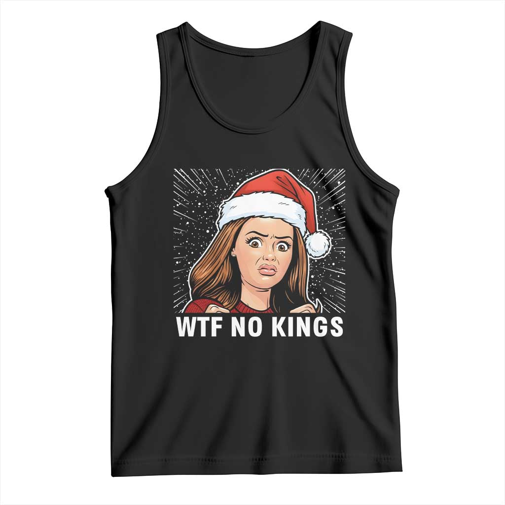 No Kings Tank Top Funny Doll Face Meme Christmas - Wonder Print Shop