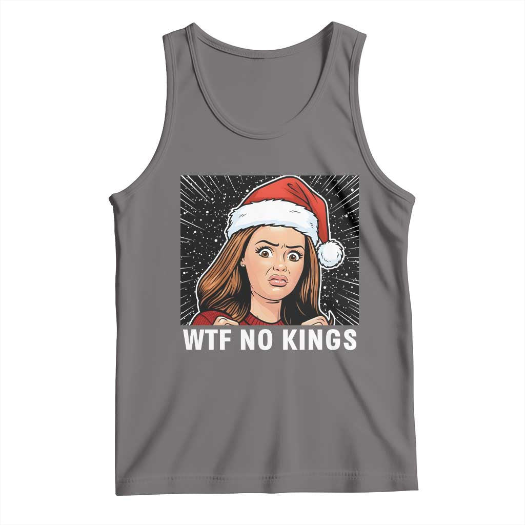 No Kings Tank Top Funny Doll Face Meme Christmas - Wonder Print Shop