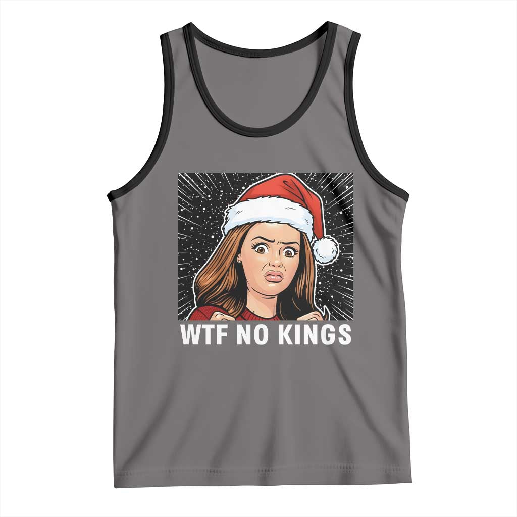 No Kings Tank Top Funny Doll Face Meme Christmas - Wonder Print Shop