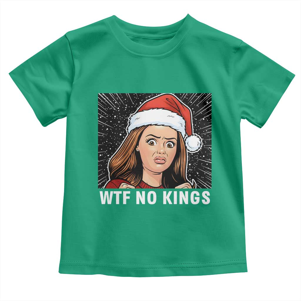 No Kings Toddler T Shirt Funny Doll Face Meme Christmas - Wonder Print Shop