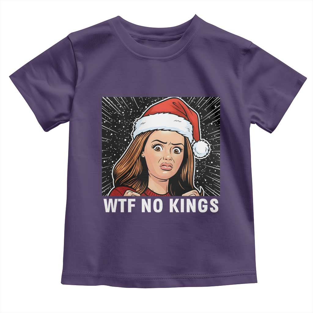 No Kings Toddler T Shirt Funny Doll Face Meme Christmas - Wonder Print Shop